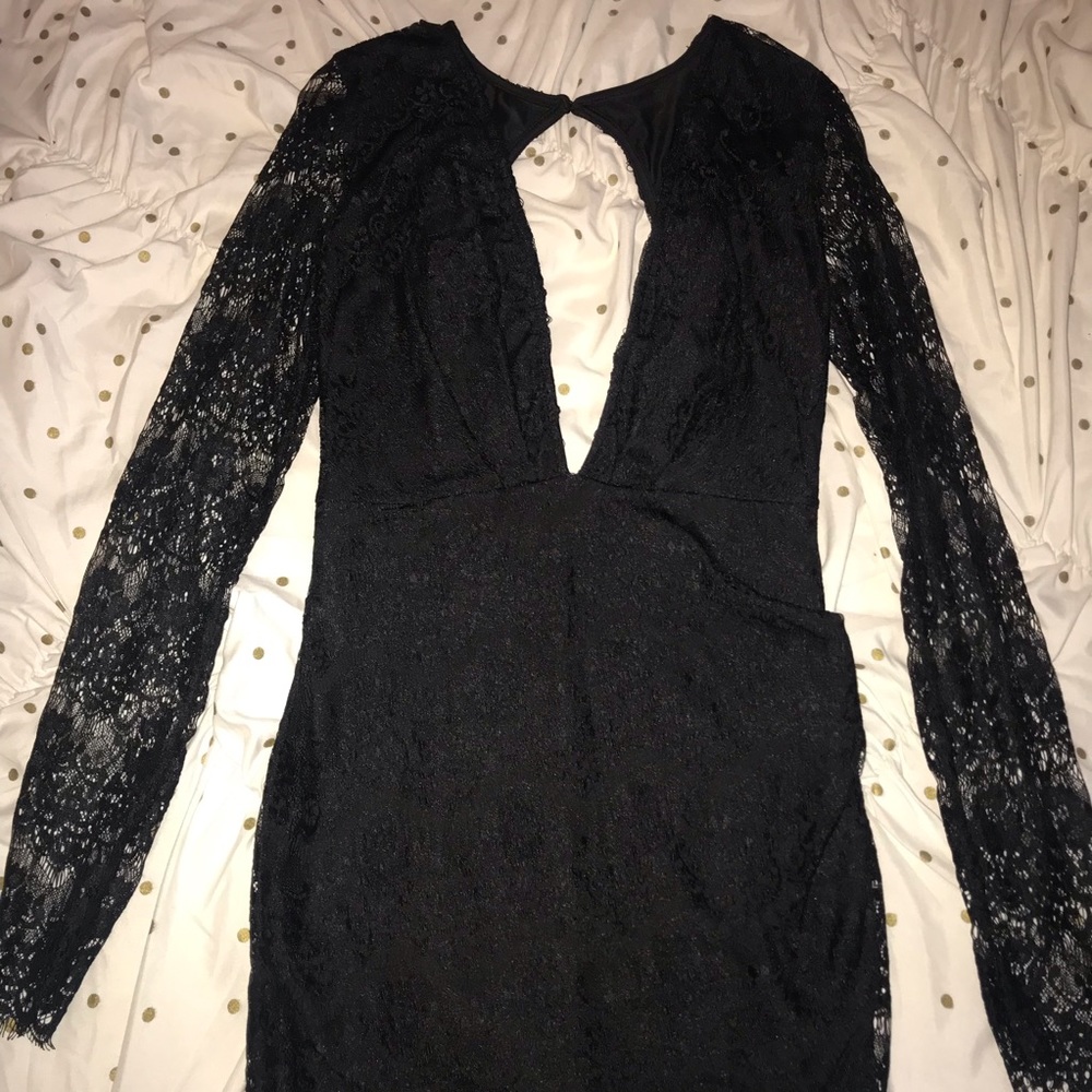 Fashion Nova Low-Cut Dress
